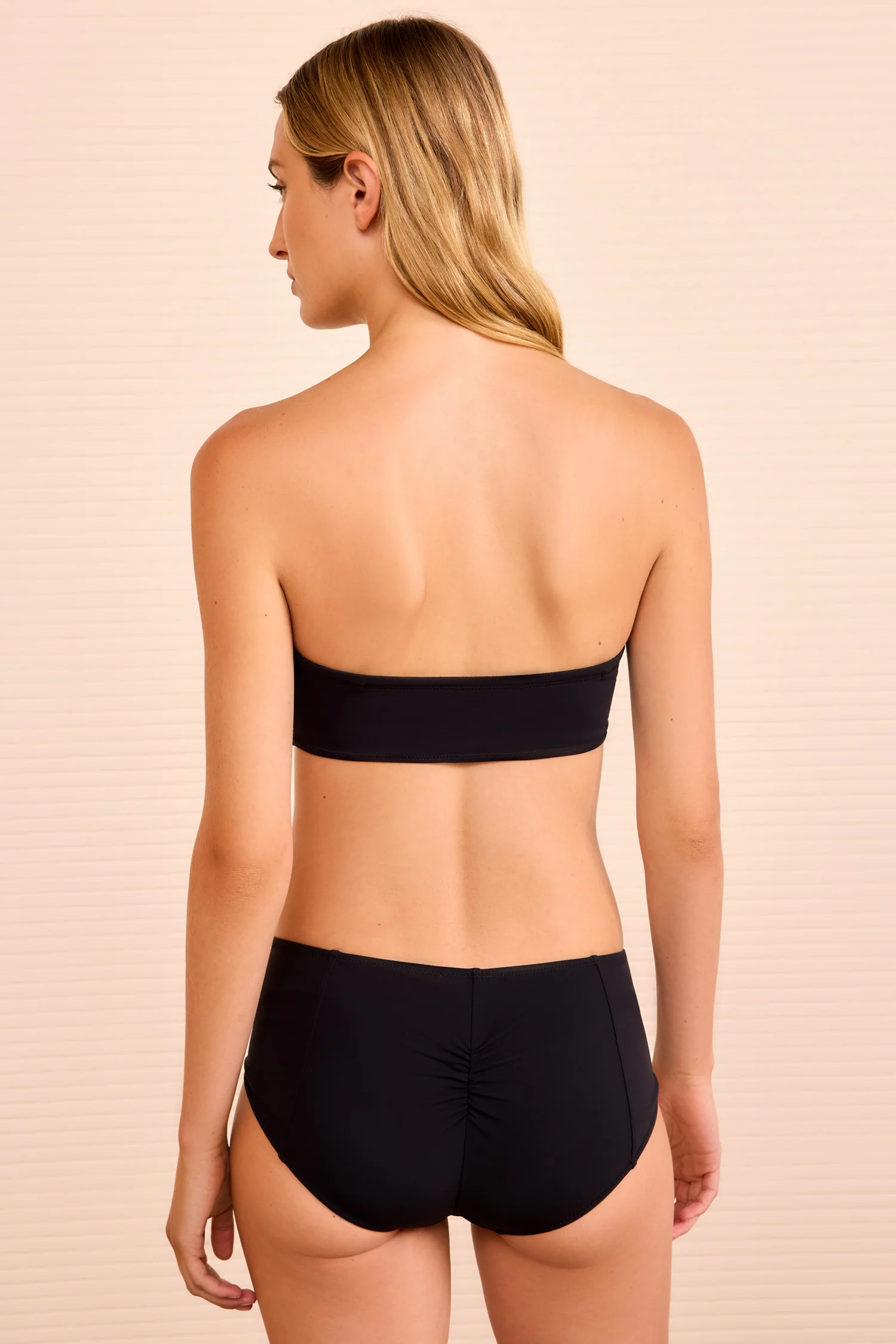 Amalfi Mid Rise Bikini Bottom - Noir - Image 4