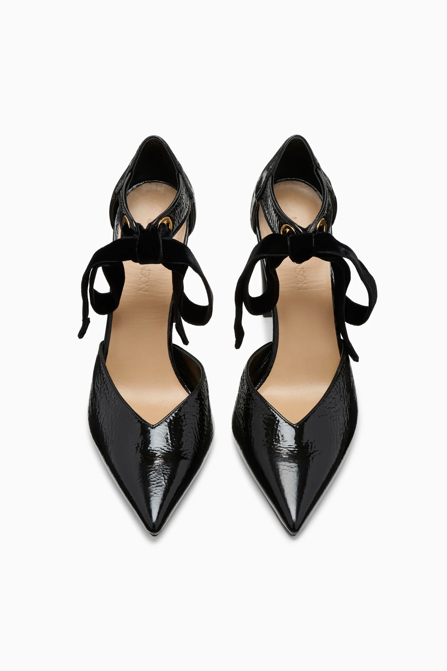 Corinna Eyelet Detail High Heel - Noir - Image 4