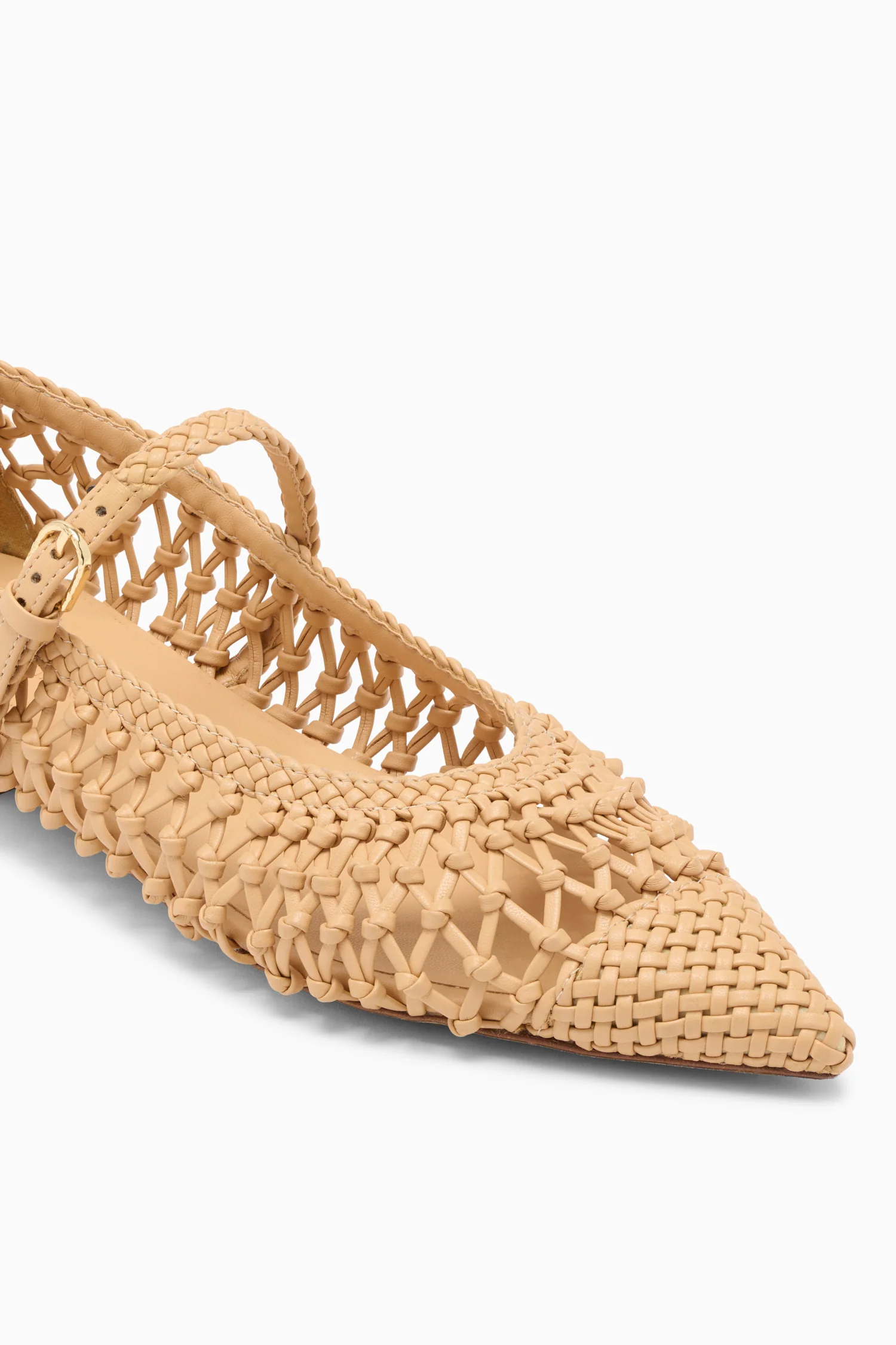 Gracie Hand Knotted Ballet Flat - Miele - Image 3