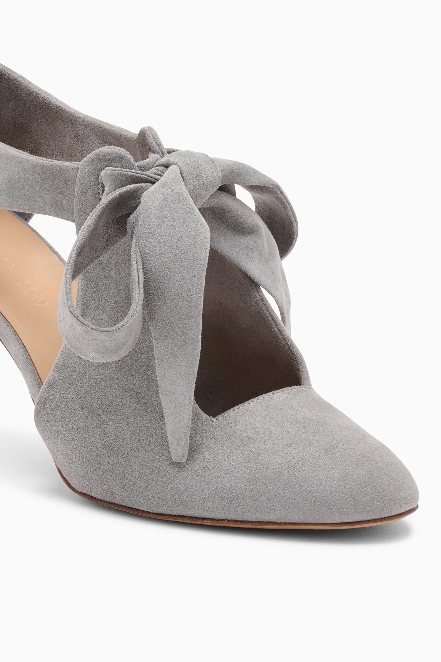 Ingrid Soft Bow Pump - Stone - Image 3