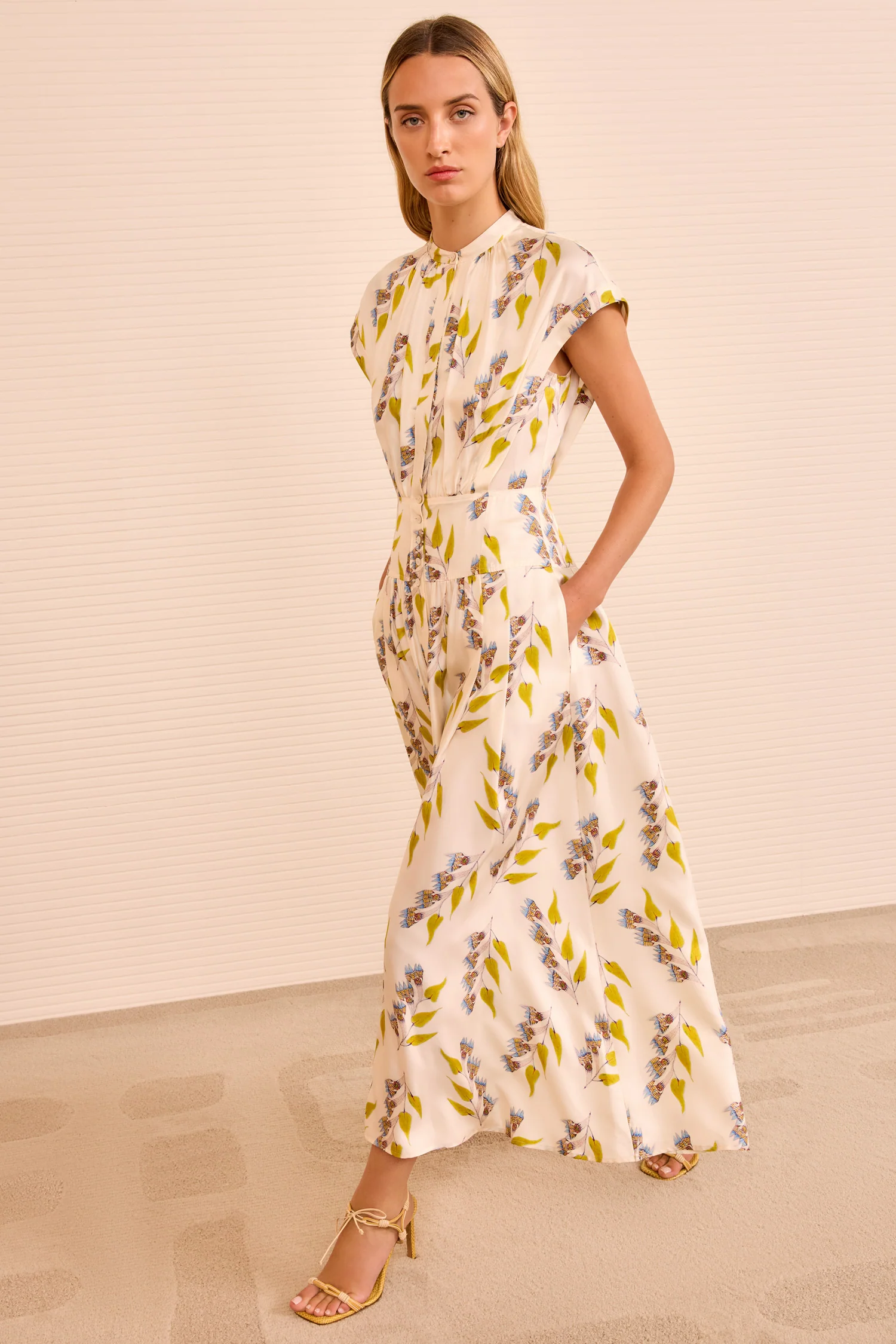 Lausanne Button Up Dress - Infinite Flower - Image 5