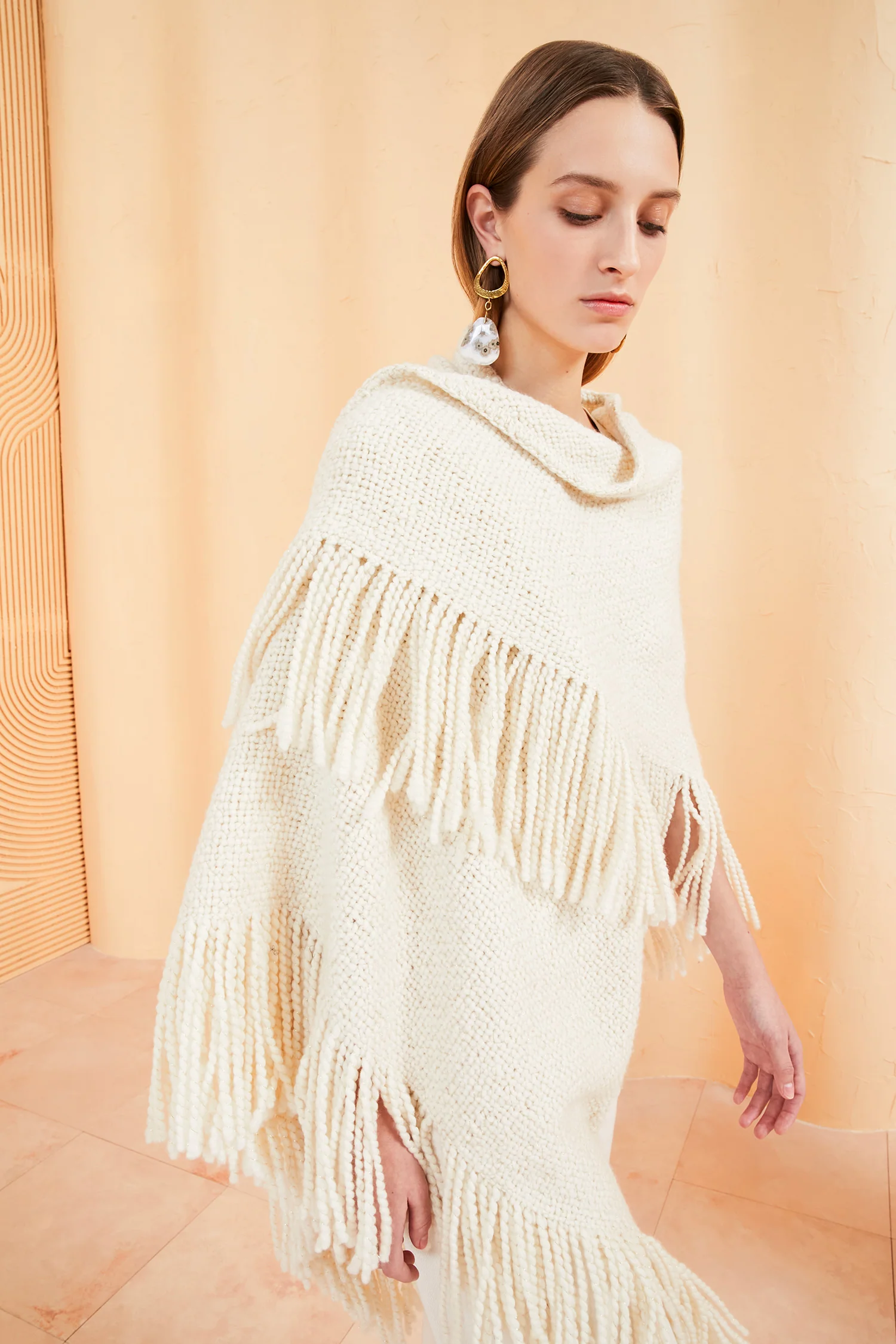 Martina Shawl - Cream - Image 6