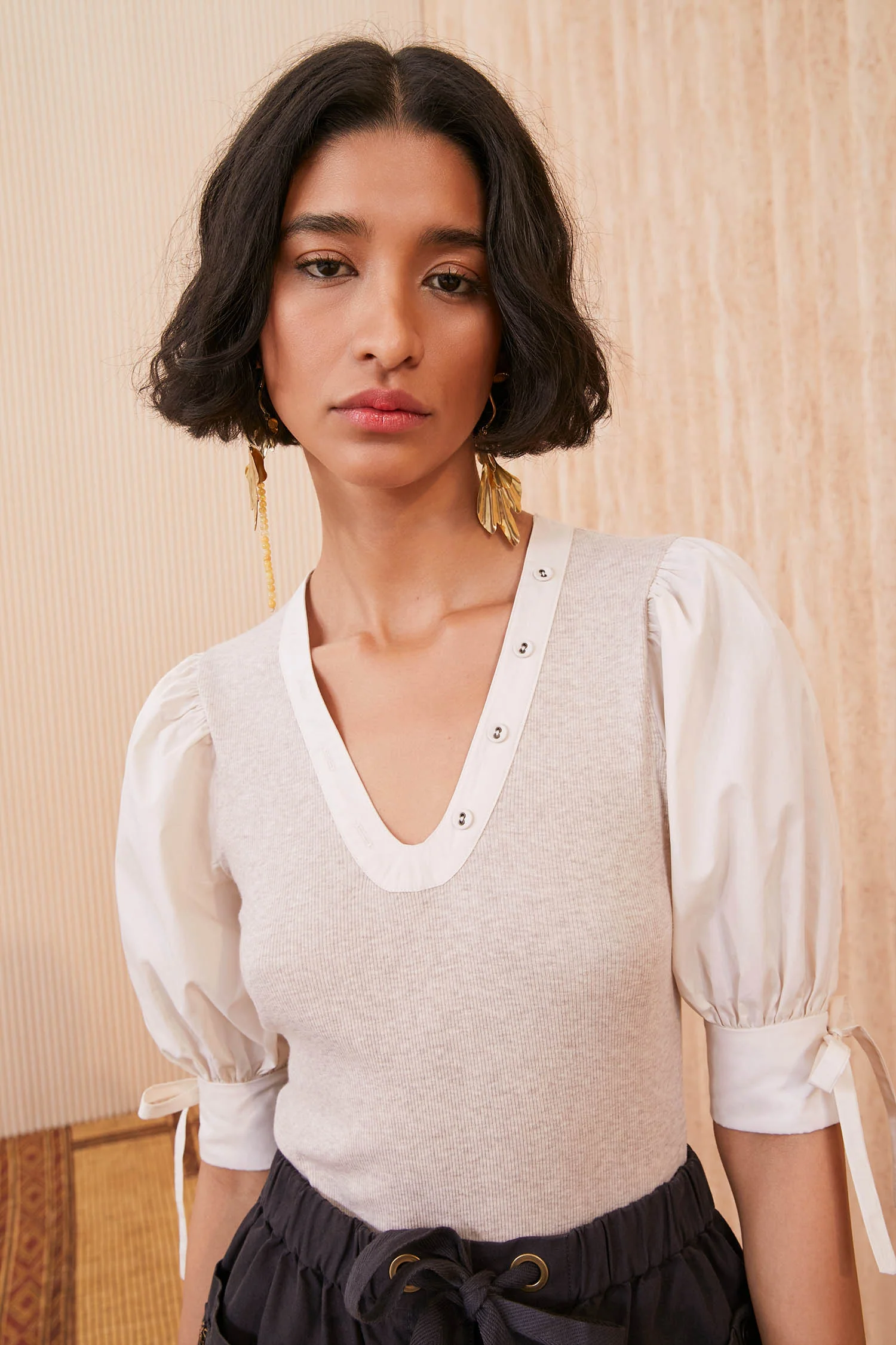 Pia Top - Oatmeal - Image 5