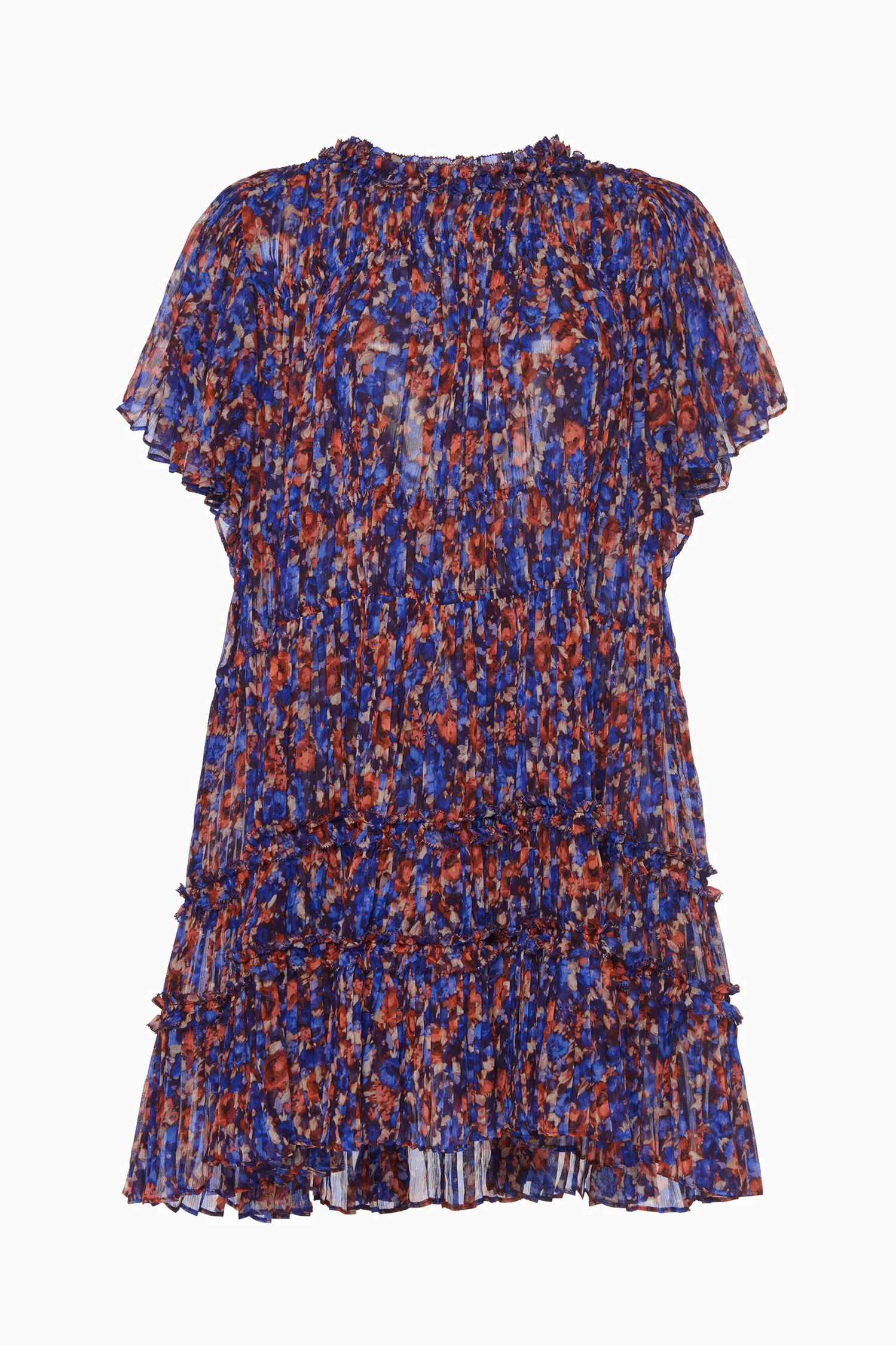 Ryla Silk Mini Dress - Violet - Image 5